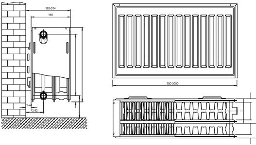 Ultraheat Compact 4 Triple Panel Radiator